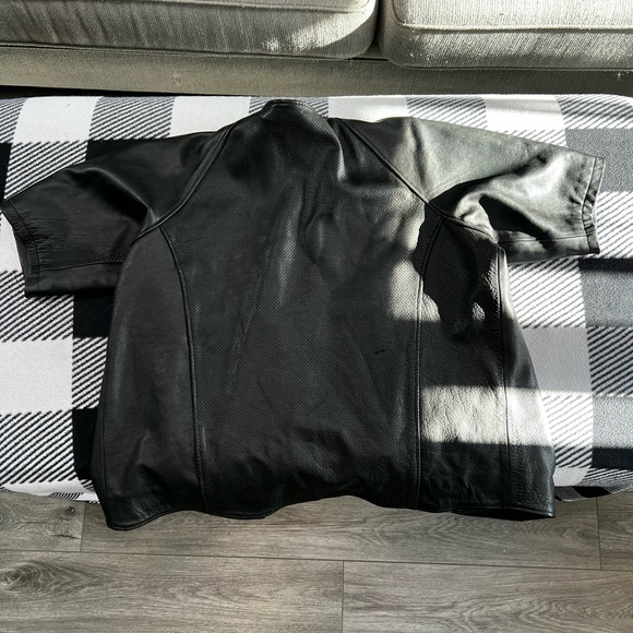 DUGOUT PERFORATED LEATHER JERSEY - Picture 4 of 9